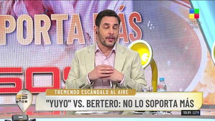Escandaloso cruce al aire entre Yuyito González y Lucas Bertero: "Maleducadísimo"