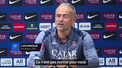 Enrique : "Notre série contre Nice est une motivation pour le match de demain"