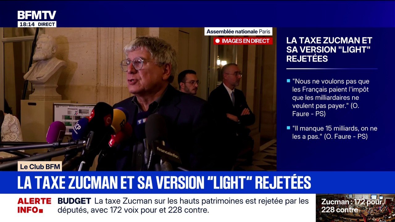Taxe Zucman rejetée: "Tout cela termine la comédie que nous vivons depuis une semaine comme quoi le gouvernement pourrait aménager son budget", fustige Éric Coquerel (LFI)