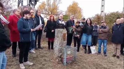 Acto en memoria de los asesinados en Tornadizos entre 1936 y 1939