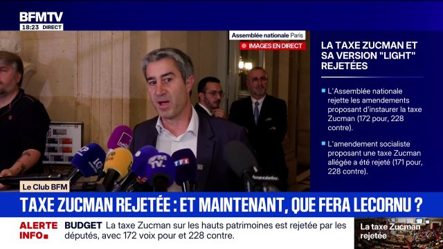 Taxe Zucman rejetée: On assiste à une absence de compromis , déclare François Ruffin, député Debout!