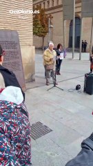 Homenaje en Zaragoza a las víctimas del franquismo: "Debe ser una obligación ciudadana frenar la involución democrática"