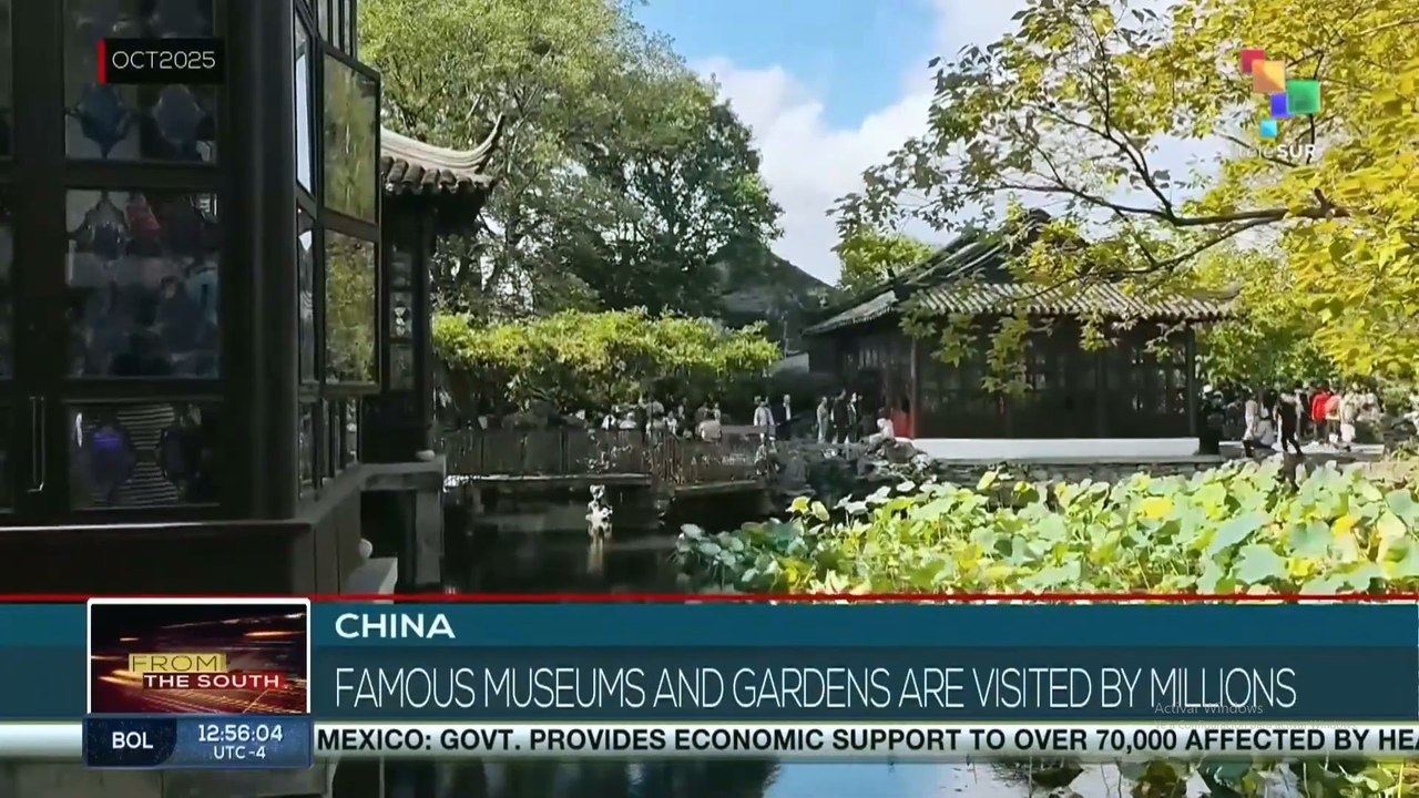 China, famous museums and gardens are visited by millions