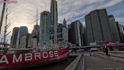 ❤ New York Walking 4K ❤ Pier 17 - Autumn 2025 (2nd October)