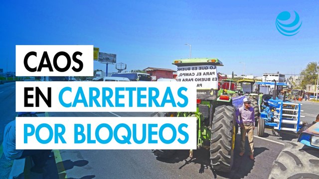 Bloqueos de agricultores cumplen cinco días: carreteras siguen cerradas
