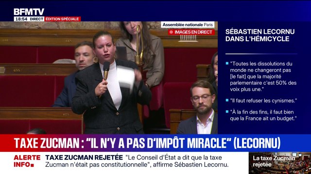 Taxe Zucman rejetée: Il ne reste que la censure et le départ du président de la République , estime Mathilde Panot (LFI)