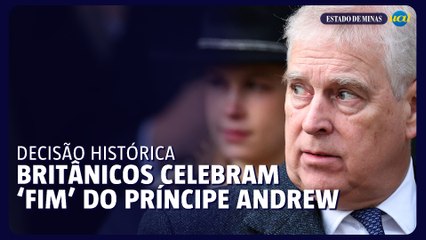 Britânicos celebram fim do 'príncipe Andrew', símbolo de escândalo e vergonha