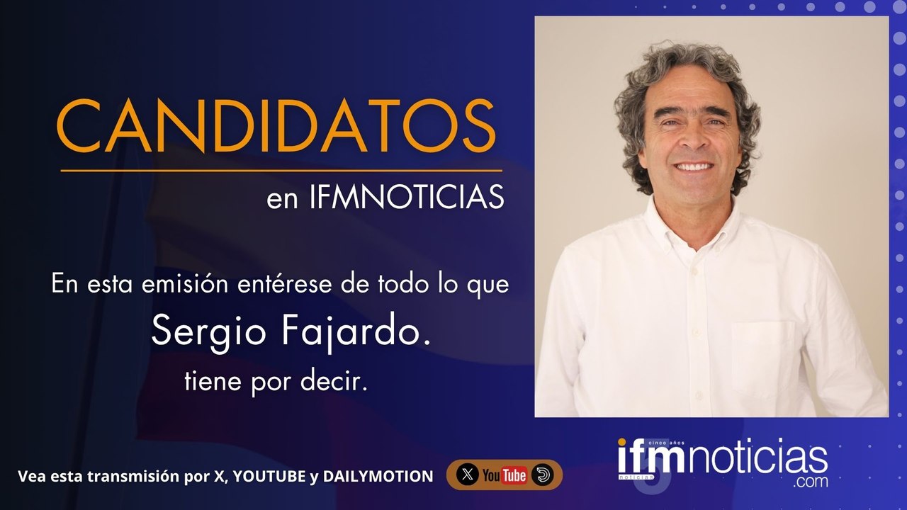 CANDIDATOS EN IFM NOTICIAS: Sergio Fajardo, Precandidato Presidencial.