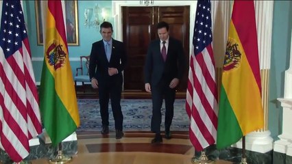 Marco Rubio, secretario de Estado de EE.UU., recibió a Rodrigo Paz en Washington