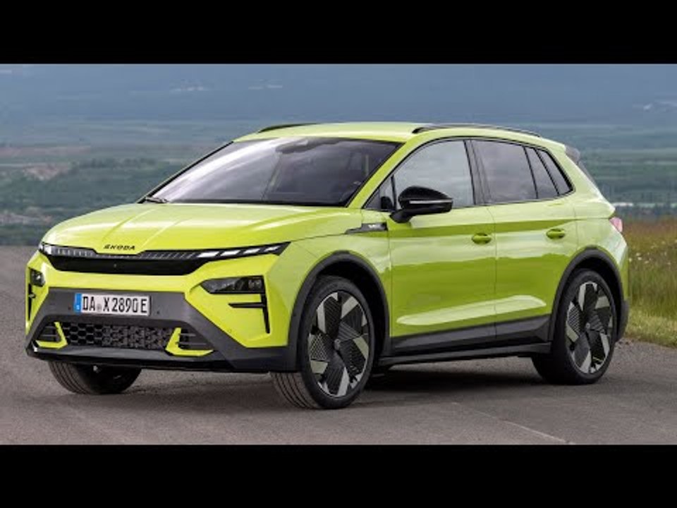 2025 Škoda Elroq RS in Mambagrün im Check | Elektro-SUV mit 340 PS