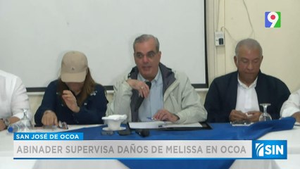 Abinader supervisa danos de huracán Melissa en Ocoa | Primera Emisión SIN