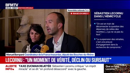 Manuel Bompard (LFI): "Sébastien Lecornu essaie de nous enfumer (...), maintenant ça suffit"