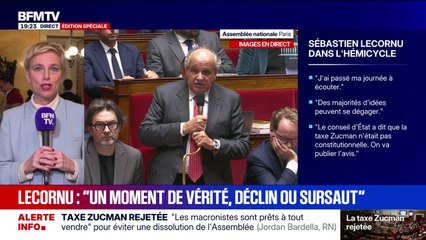 Taxe Zucman rejetée: "86% des Français sont favorables" à cette taxe, rappelle Clémentine Autain, députée (Écologiste et Social)