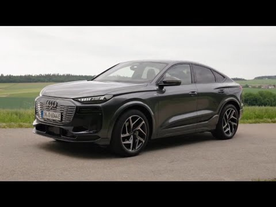 2025 Audi Q6 Sportback e-tron in Daytonagrau | alle Details zum Coupe-SUV