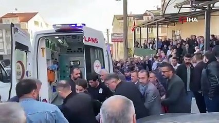 Babasının cenazesinde dayısını da kaybetti