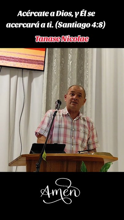 Acércate a Dios, y Él se acercará a ti. (Santiago 4:8) Tanase Nicolae