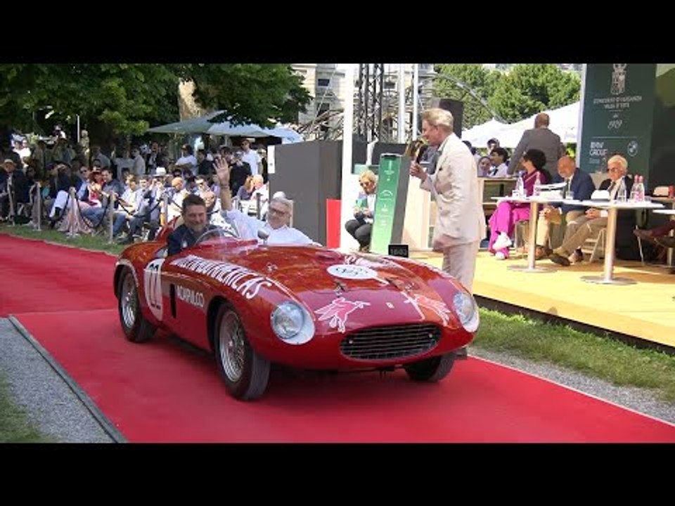 Ferrari 250 Monza beim Concorso d’Eleganza Villa d’Este 2025 (irrer V12-Klang)