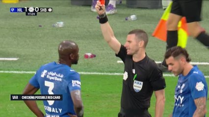 Koulibaly sent off after reckless challenge on Al Shabab keeper