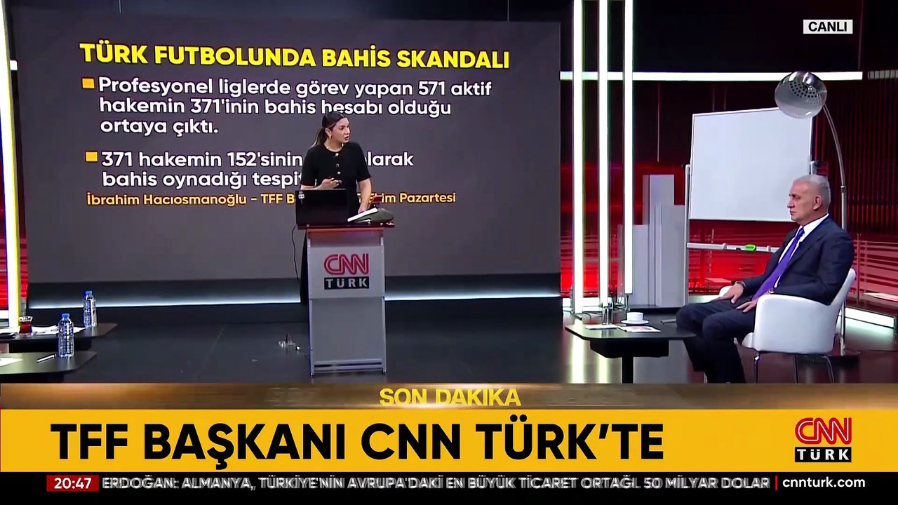 TFF Başkanı İbrahim Hacıosmanoğlu: Aziz milletimiz futbolda bu yaşananları asla hak etmiyordu