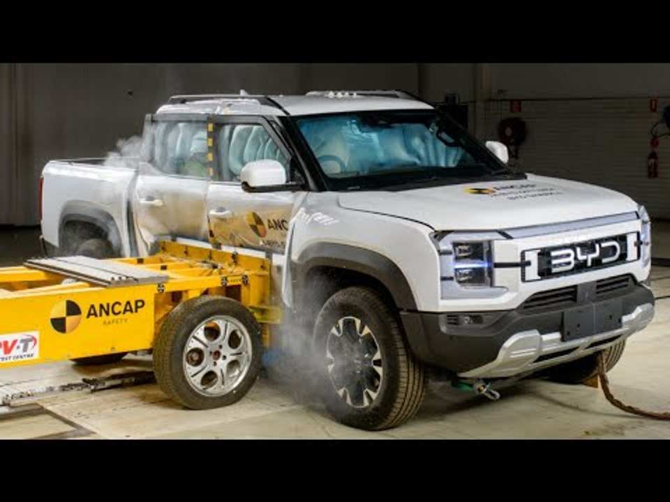 2025 BYD SHARK 6 im ANCAP Crashtest: So sicher ist der neue Hybrid-Pickup!