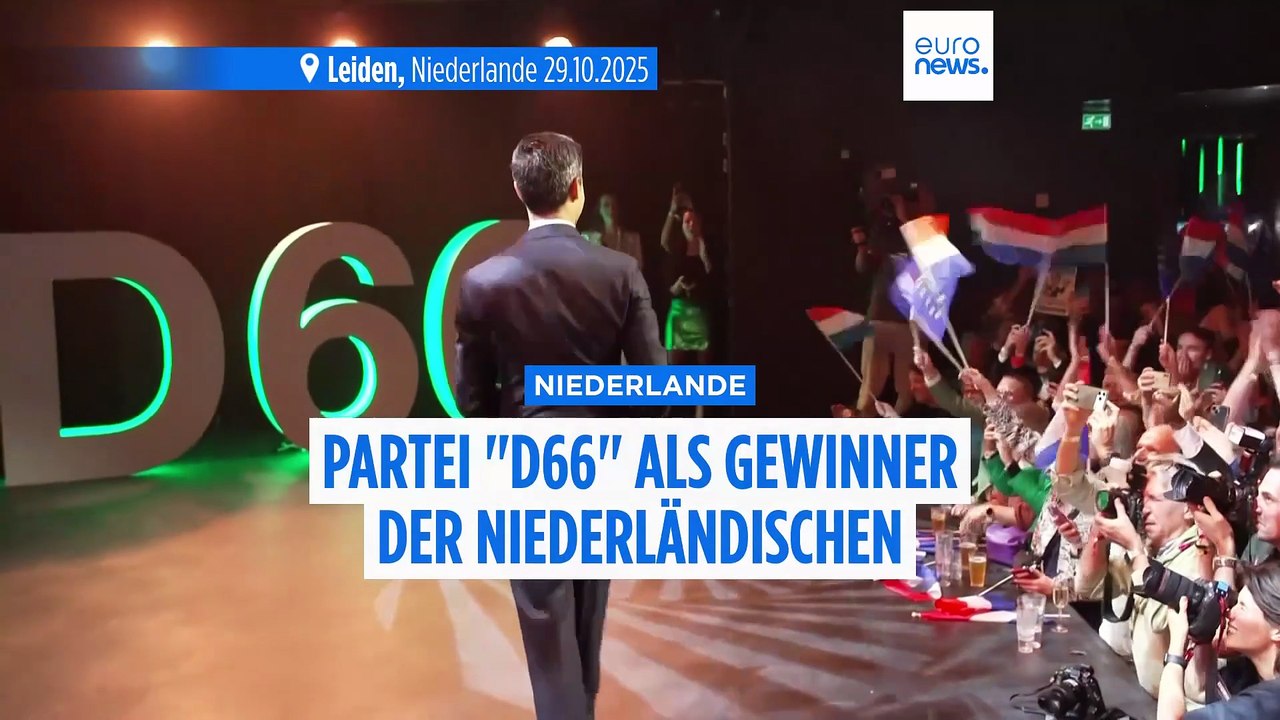 Politischer Umbruch in den Niederlanden? D66 gewinnt Parlamentswahl