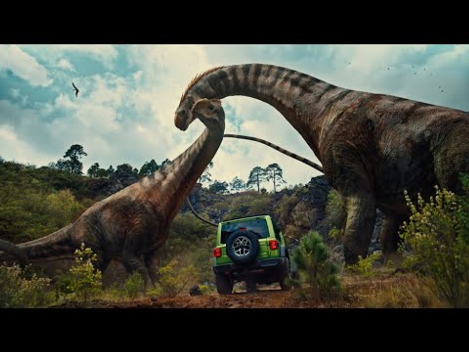 Jurassic world rebirth x jeep® – dinosaurier jagen den wrangler!