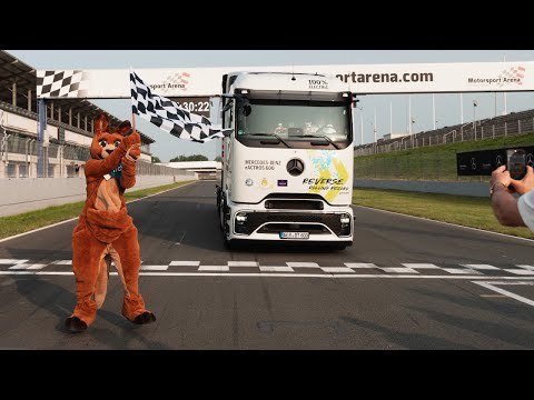 Neuer Weltrekord: 2025 Mercedes eActros 600 fährt über 124 km rückwärts!