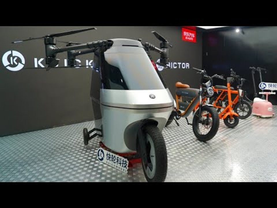 Ein fliegendes E-Motorrad? Kuickwheel Skyrider X6 eVTOL im Check