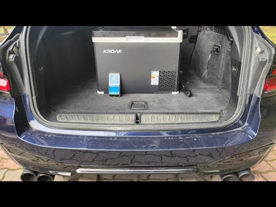 Kompressor-Kühlschrank fürs Camping  Co. | Kroak LD 40-S mit Dualzonen