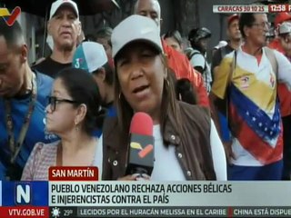 Caraqueños rechazan de manera categórica los intentos de desestabilización contra Venezuela