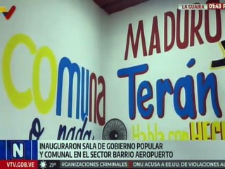 Inauguran la Sala de Gobierno Comunal en el barrio Aeropuerto de La Guaira