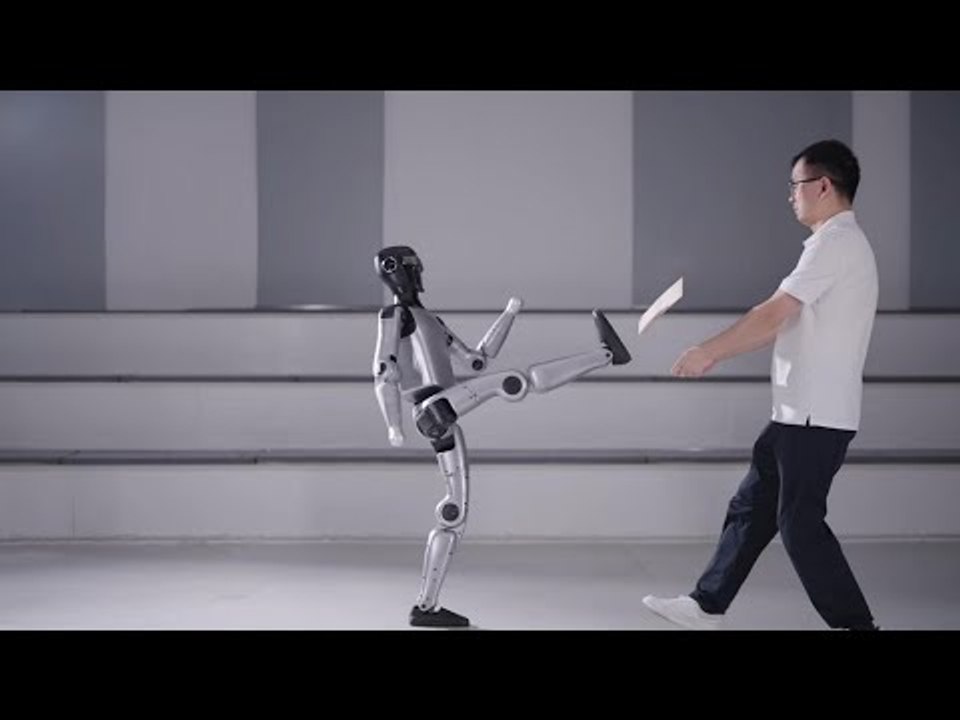 Magicbot z1: humanoider roboter mit krasser beweglichkeit & ki