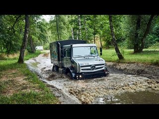 2026 Unimog U 5023 Doppelkabine mit Portalachsen im Gelände – Extremtest