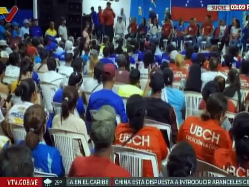 Sucre | Desarrollan asambleas con el pueblo para respaldar al presidente Nicolás Maduro