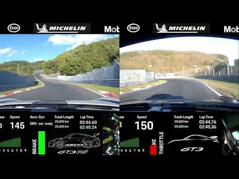 Porsche 911 GT3 (992.2) vs. 911 GT3 RS (992.1) | direktes Nordschleifenduell