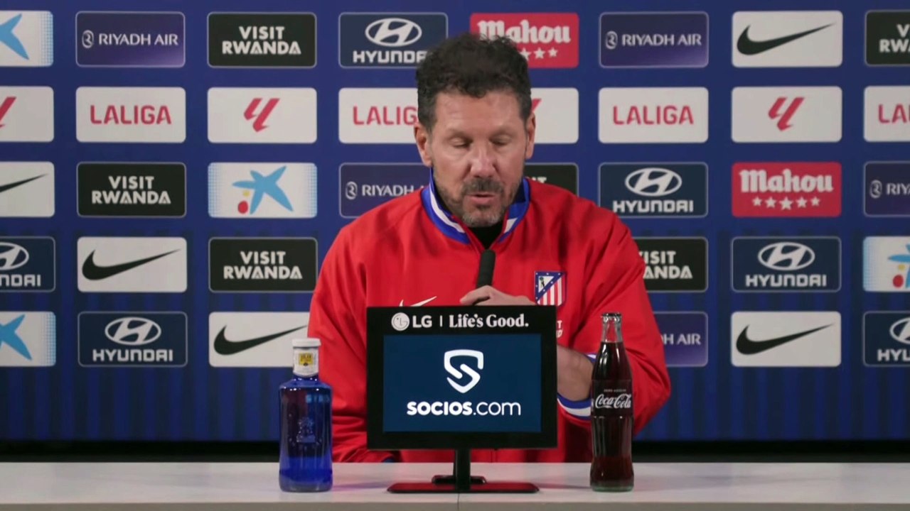 Simeone afirma que el Sevilla juega "como era Almeyda, con trabajo, compromiso, presión…”