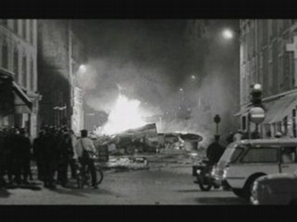 mai 68-2008, music by Noir désir-un homme préssé