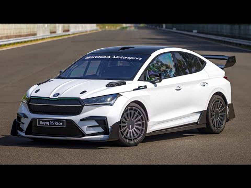 2025 Škoda Enyaq RS Race: E-Rennwagen mit Biokomposit-Power
