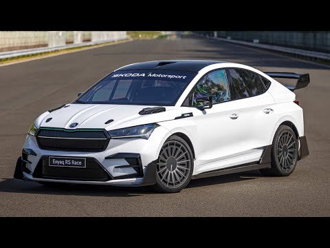 2025 Škoda Enyaq RS Race: E-Rennwagen mit Biokomposit-Power