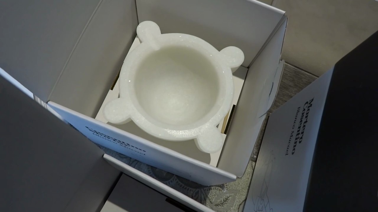 mortero-mármol-cocina. Artesanía Muro