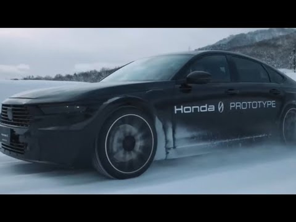 Honda 0 Series Test mit Takuma Sato – Fahrspaß pur auf Schnee