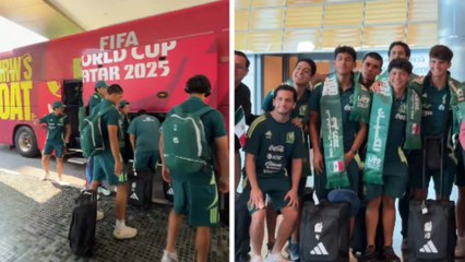 Selección Mexicana Sub-17 llega a Qatar para debutar contra Corea del Sur