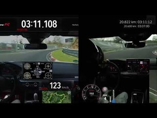 VW Golf GTI Edition 50 vs. Honda Civic Type R | direktes Nürburgring-Duell