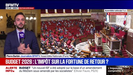 Les députés adoptent un amendement visant à mettre en place un "impôt sur la fortune improductive"