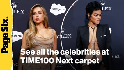 See all the celebrities at TIME100 Next carpet in NYC