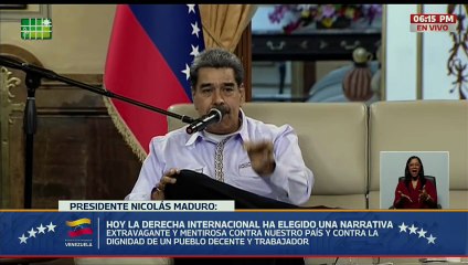 Presidente Maduro: Todo lo que se está haciendo contra Venezuela es para justificar una guerra
