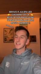 JULIEN LIEB - RÉVÉLATION MASCULINE FRANCOPHONE | NRJ MUSIC AWARDS 2025 ⭐️