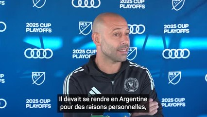 Inter Miami - Mascherano explique la raison du départ de De Paul en Argentine