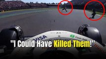 Formula 1 Driver Liam Lawson Narrowly Avoids Running Over Track Workers During Mexico City Grand Prix