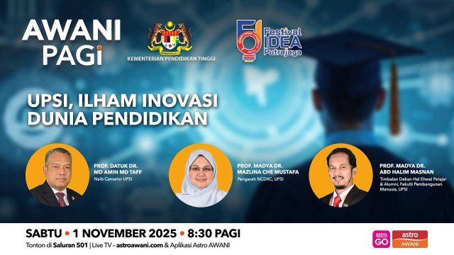 AWANI Pagi: UPSI, ilham inovasi dunia pendidikan